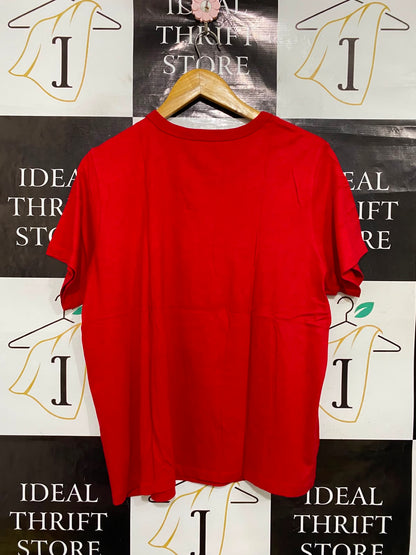 OLD NAVY |XL| BUST 22| A37| RED CANADA MAPLE LEAF LOGO T-SHIRT