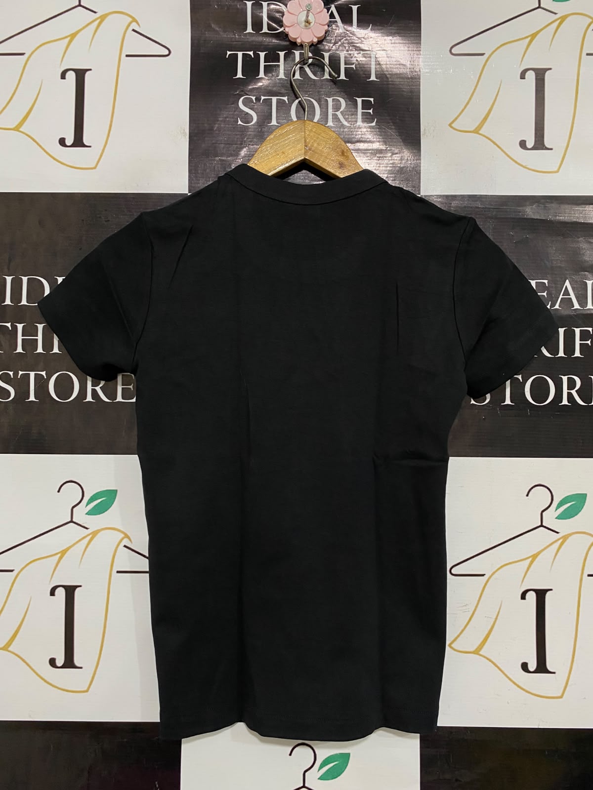 UNIQLO U |XS| BUST 14| A37| BLACK ESSENTIAL CREWNECK T-SHIRT