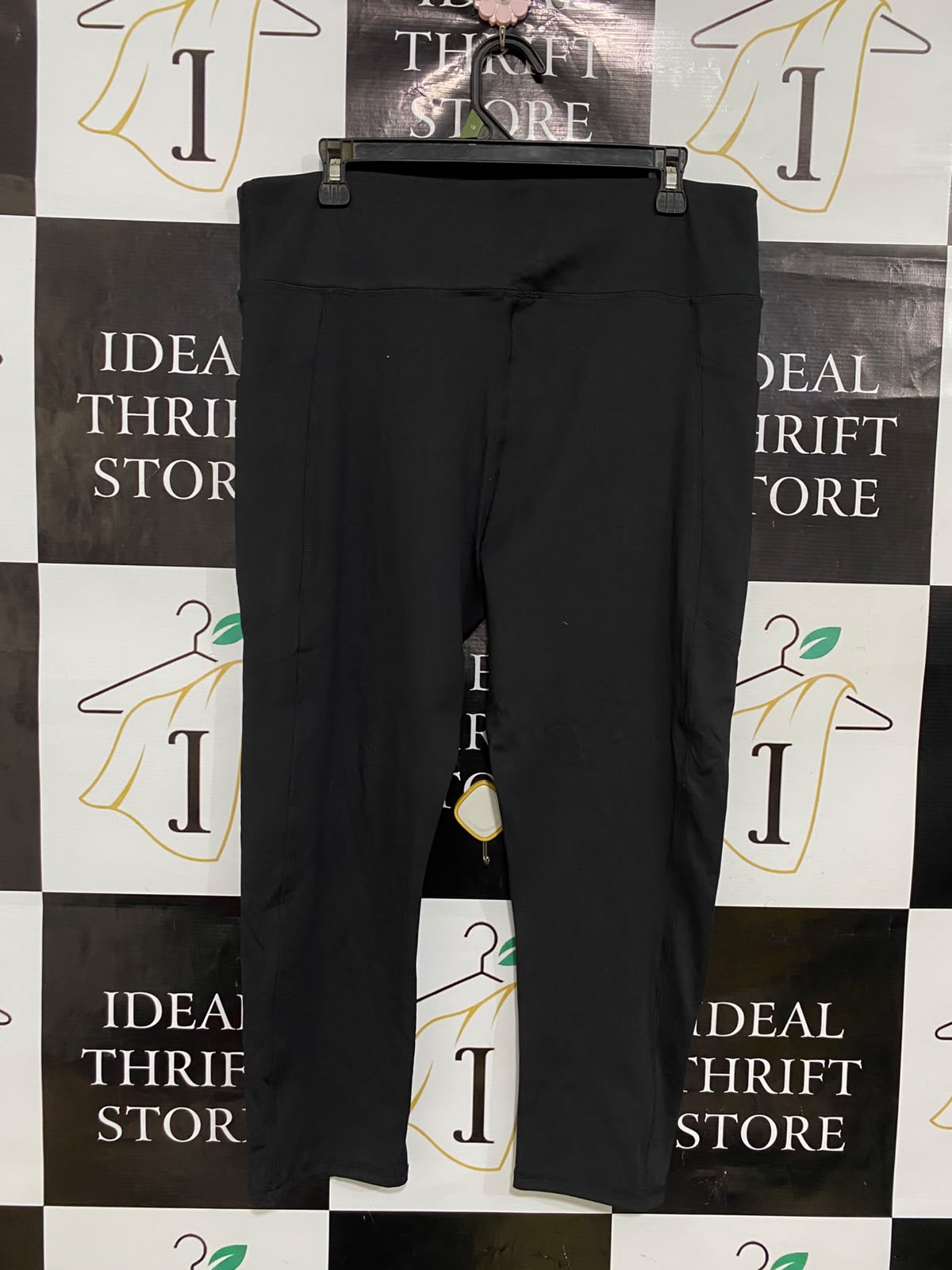 MB |XL| WAIST 34| A37| BLACK HIGH-WAISTED SCULPT ACTIVE LEGGINGS