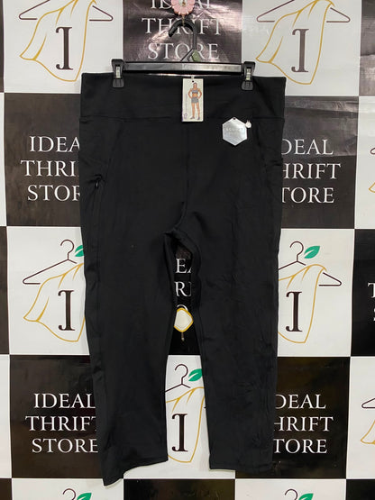 MB |XL| WAIST 34| A37| BLACK HIGH-WAISTED SCULPT ACTIVE LEGGINGS