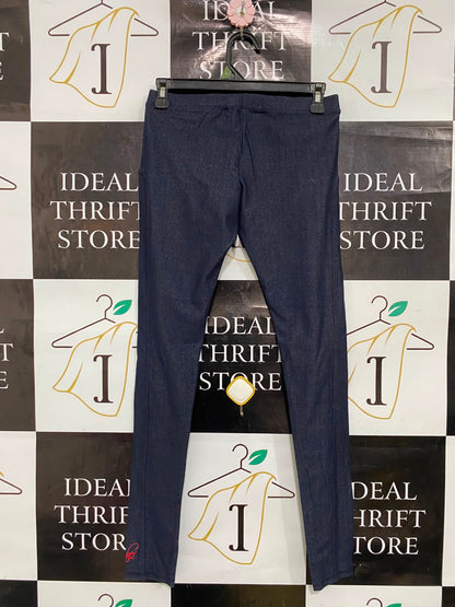 BAKER |S| WAIST 26| A37| BLUE DENIM-PRINT STRETCH LEGGINGS