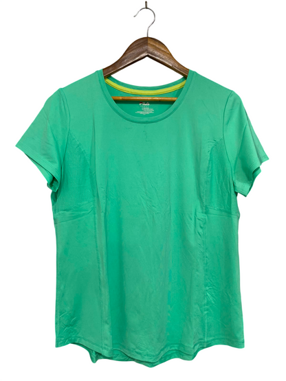 FILA |L| BUST 18| A38| MINT GREEN MESH-PANEL ATHLETIC PERFORMANCE T-SHIRT