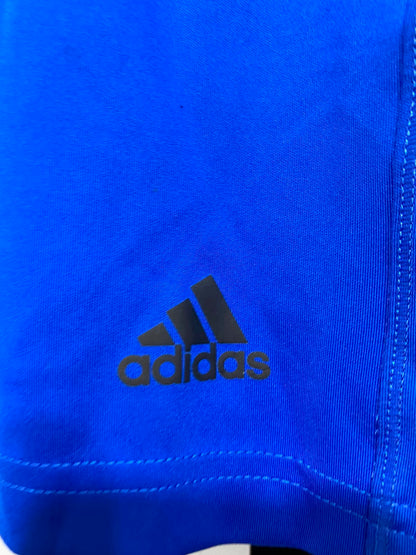 ADDIAS |S| WAIST 26| A38| ROYAL BLUE CROPPED ATHLEISURE PERFORMANCE LEGGINGS