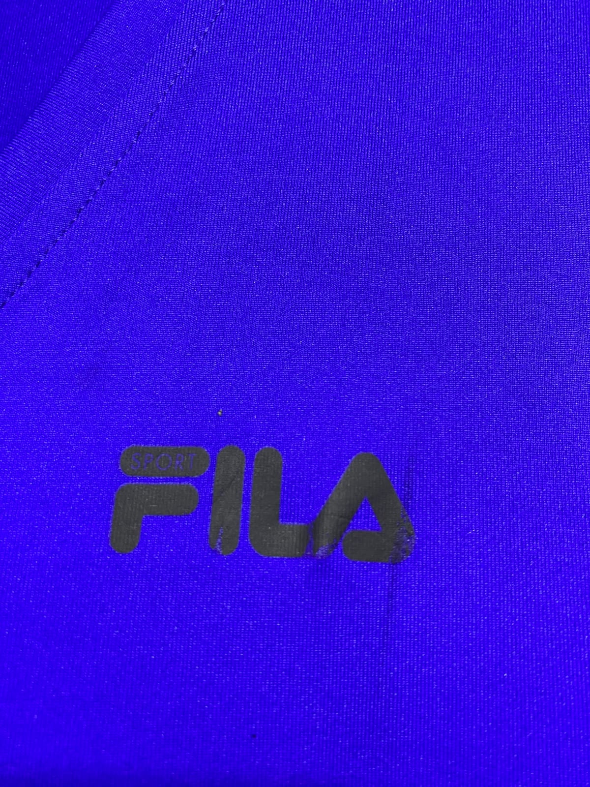 FILA |XL| BUST 20| A38| ROYAL BLUE V-NECK ATHLETIC PERFORMANCE T-SHIRT