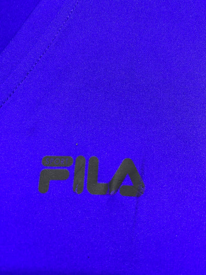 FILA |XL| BUST 20| A38| ROYAL BLUE V-NECK ATHLETIC PERFORMANCE T-SHIRT