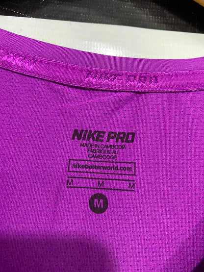 NIKE |M| BUST 15| A38| PRO VIOLET DRI-FIT ATHLETIC T-SHIRT