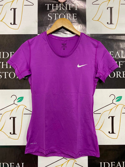 NIKE |M| BUST 15| A38| PRO VIOLET DRI-FIT ATHLETIC T-SHIRT