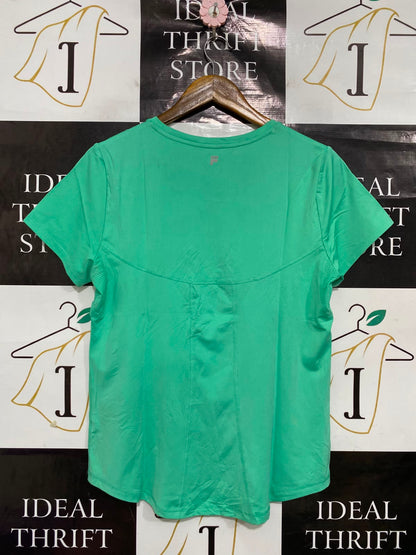 FILA |L| BUST 18| A38| MINT GREEN MESH-PANEL ATHLETIC PERFORMANCE T-SHIRT