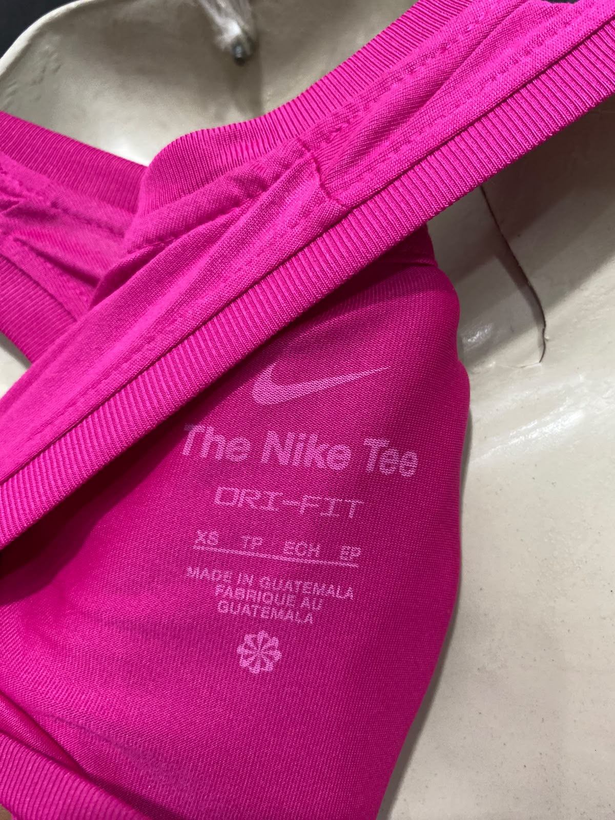 NIKE |XS| BUST 16| A38| MAGENTA PINK DRI-FIT ATHLETIC TANK TOP