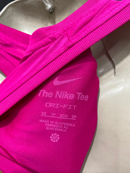 NIKE |XS| BUST 16| A38| MAGENTA PINK DRI-FIT ATHLETIC TANK TOP