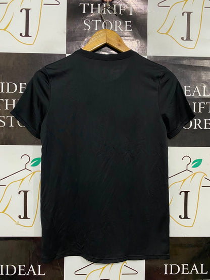 NIKE |S| BUST 17| A38| CLASSIC BLACK DRI-FIT ATHLETIC T-SHIRT