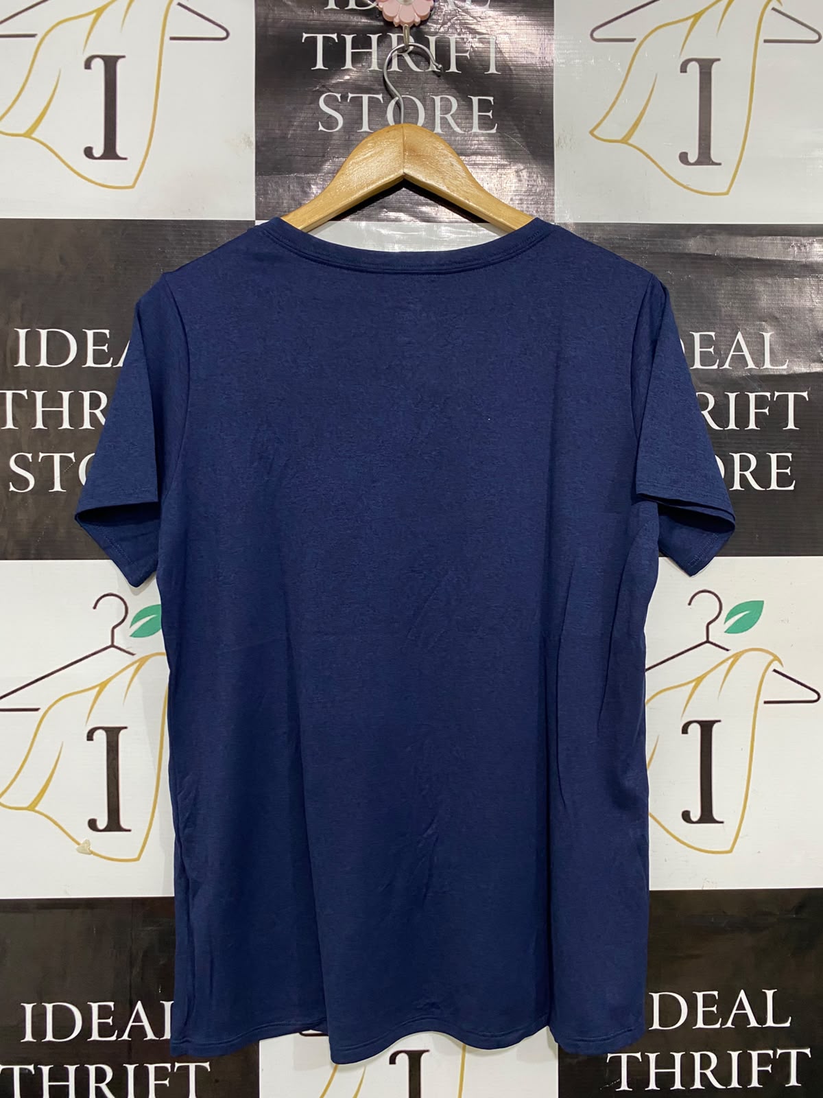 NIKE |L| BUST 20| A38| NAVY AIR FORCE BRANDED DRI-FIT V-NECK ATHLETIC T-SHIRT