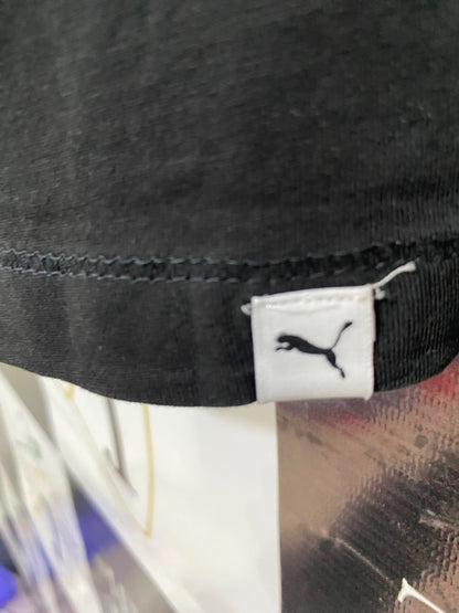 PUMA |M| BUST 16| A38| BLACK TROPICAL BOX-LOGO ATHLETIC T-SHIRT