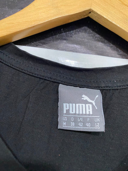 PUMA |M| BUST 16| A38| BLACK TROPICAL BOX-LOGO ATHLETIC T-SHIRT