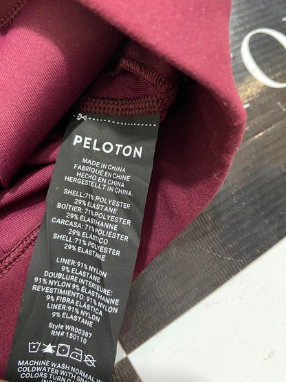PELOTON |M| BUST 13| A37| MAROON FRONT-ZIP HIGH-NECK ATHLETIC SPORTS BRA