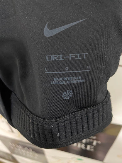 NIKE |L| BUST 14| A37| CLASSIC BLACK & WHITE SWOOSH ATHLETIC SPORTS BRA