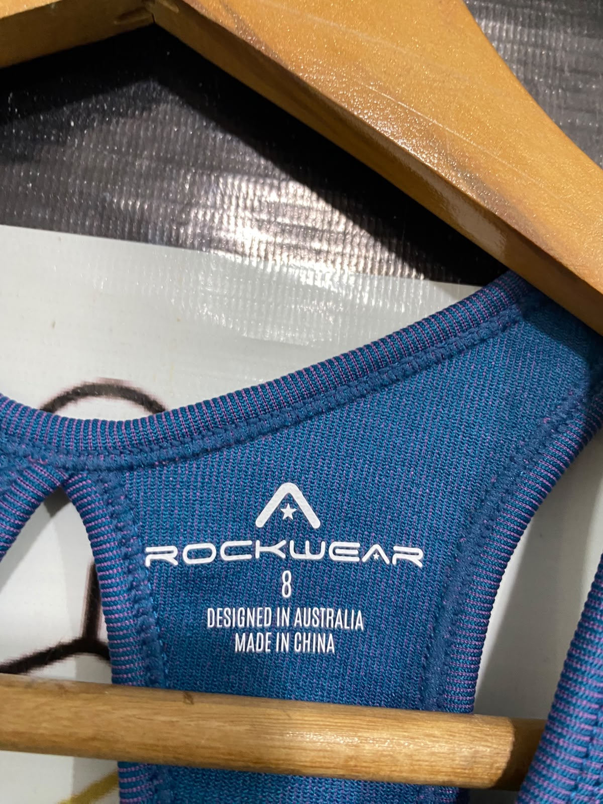 ROCKWEAR |S| BUST 12| A37| TEAL SEAMLESS CUTOUT ATHLETIC SPORTS BRA
