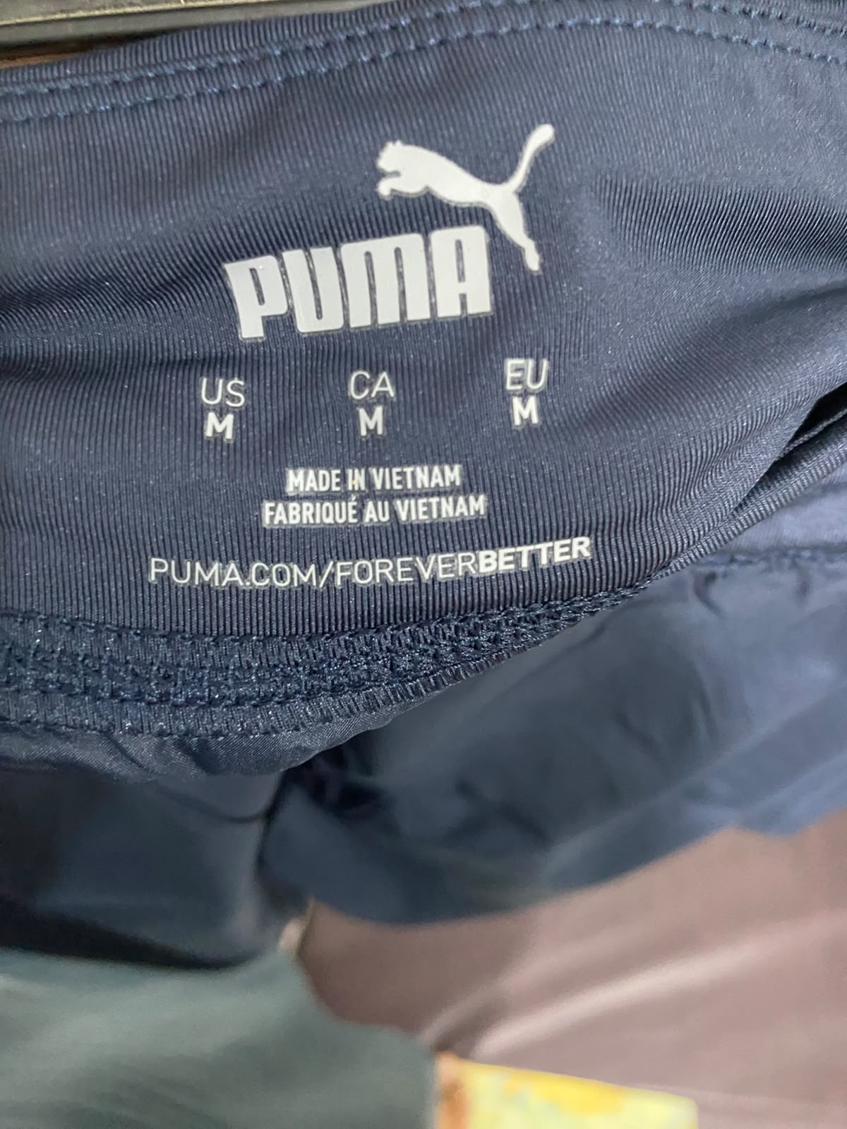 PUMA |M| WAIST 28| A37| WINDCALL NAVY BLUE PERFORMANCE RUNNING SHORTS