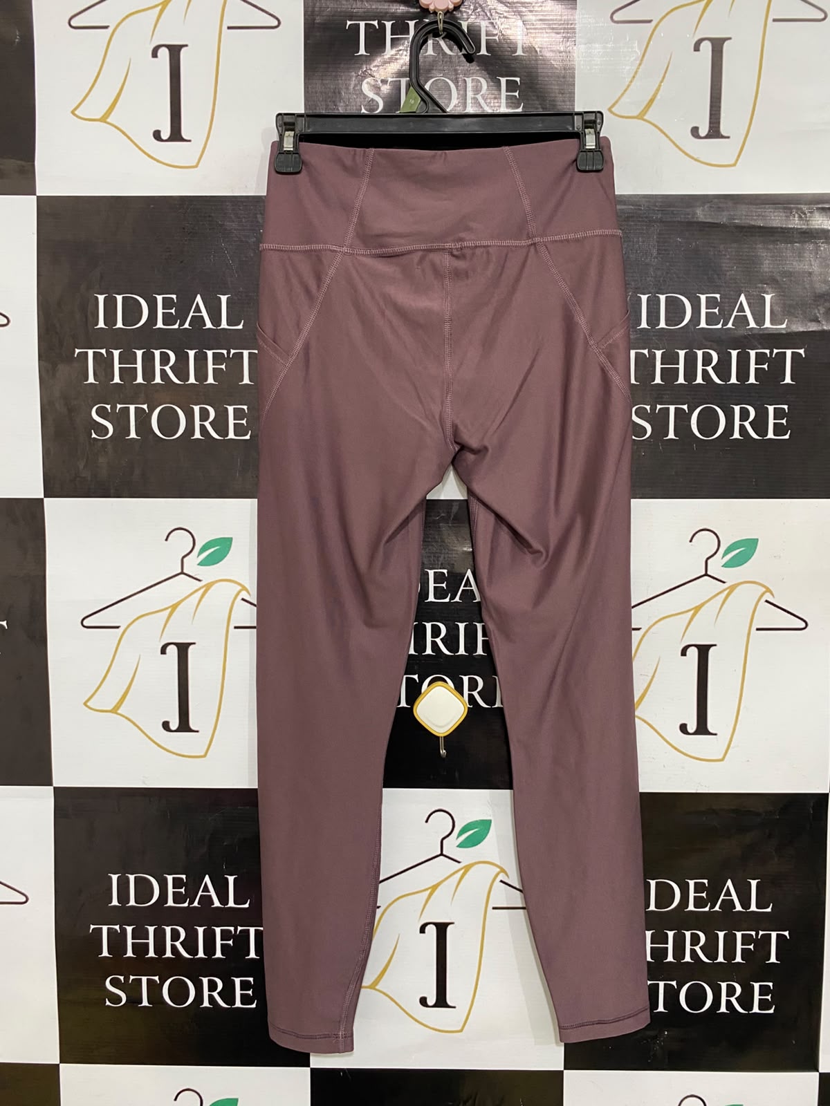 PUMA |S| WAIST 24| A37| MAUVE / DUSTY ROSE HIGH-WAISTED POCKET ATHLETIC LEGGINGS