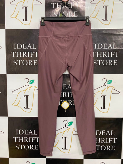 PUMA |S| WAIST 24| A37| MAUVE / DUSTY ROSE HIGH-WAISTED POCKET ATHLETIC LEGGINGS