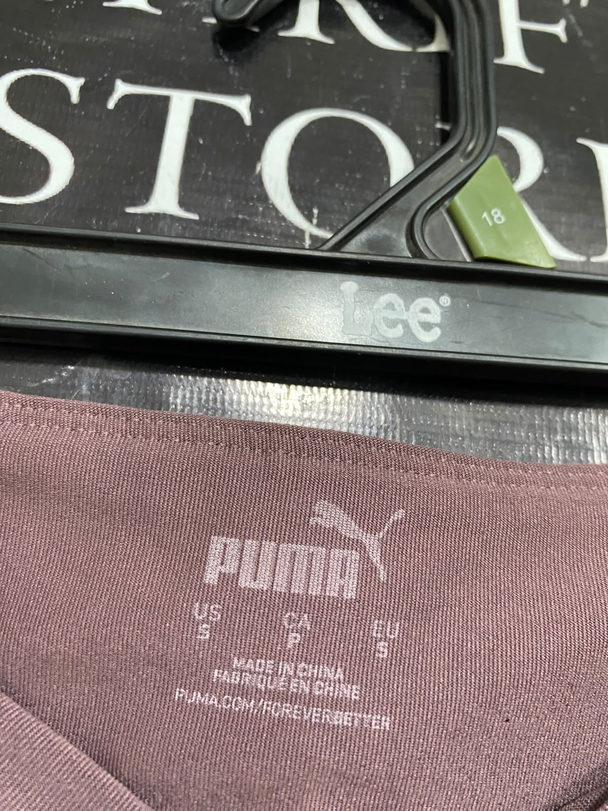 PUMA |S| WAIST 24| A37| MAUVE / DUSTY ROSE HIGH-WAISTED POCKET ATHLETIC LEGGINGS