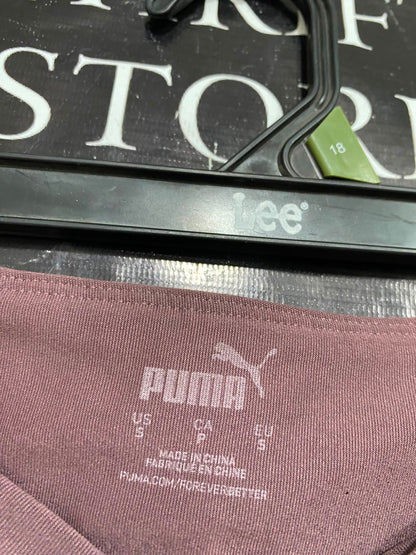PUMA |S| WAIST 24| A37| MAUVE / DUSTY ROSE HIGH-WAISTED POCKET ATHLETIC LEGGINGS