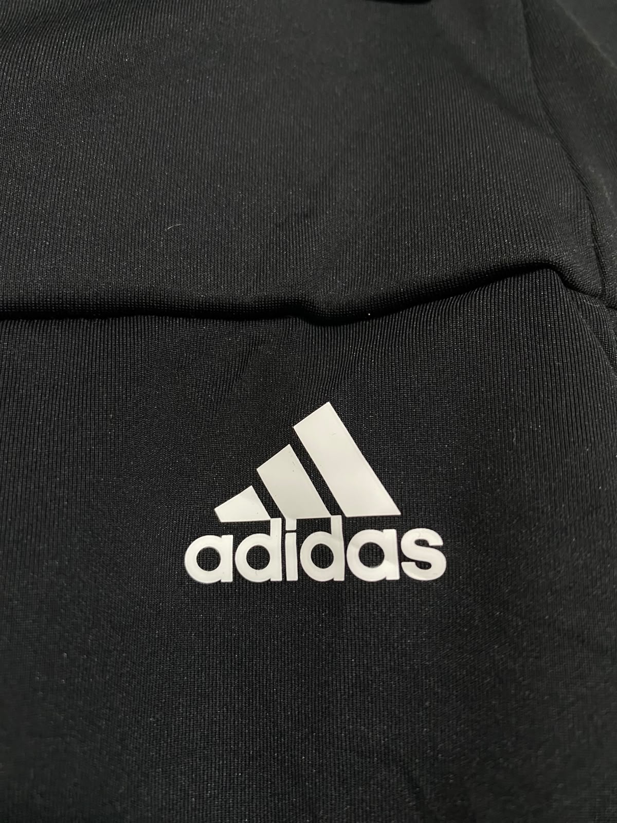 ADIDAS |L| WAIST 30| A37| BLACK & WHITE 3-STRIPE ATHLETIC BIKER SHORTS