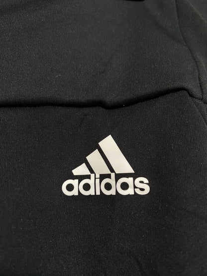 ADIDAS |L| WAIST 30| A37| BLACK & WHITE 3-STRIPE ATHLETIC BIKER SHORTS