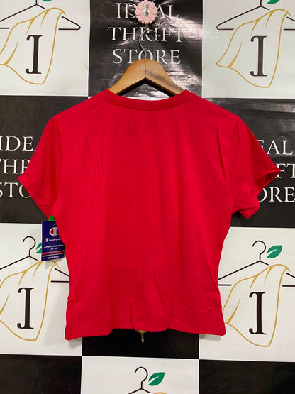 CHAMPION |M| BUST 17| A37| DOUBLE DRY RED KNOT-FRONT ATHLETIC T-SHIRT