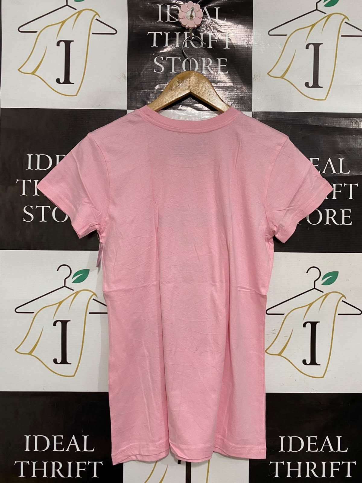 HARD ROCK |S| BUST 17| A37| HARD ROCK CAFE KYOTO LIGHT PINK GRAPHIC T-SHIRT