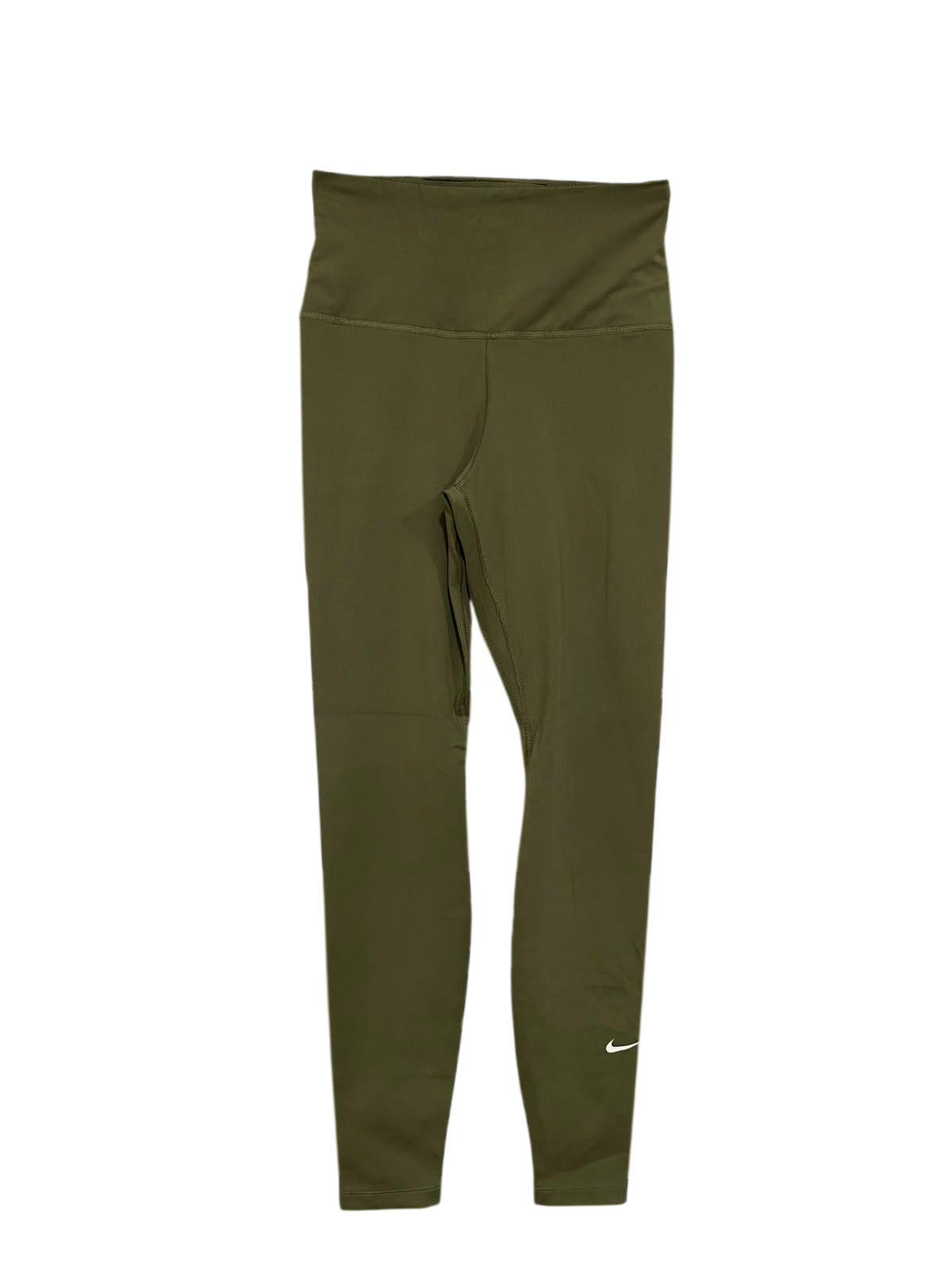 NIKE |XS| WAIST 22| A39| OLIVE GREEN HIGH-WAISTED DRI-FIT PERFORMANCE LEGGINGS