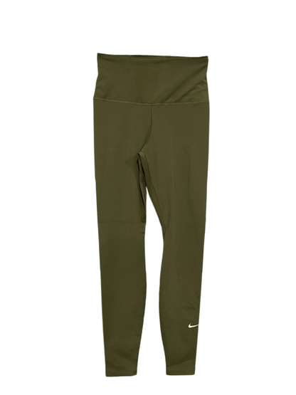 NIKE |XS| WAIST 22| A39| OLIVE GREEN HIGH-WAISTED DRI-FIT PERFORMANCE LEGGINGS