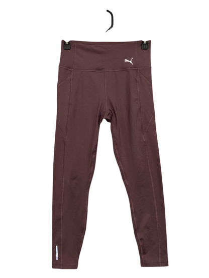 PUMA |S| WAIST 24| A39| MAUVE BROWN HIGH-WAISTED POCKET PERFORMANCE LEGGINGS