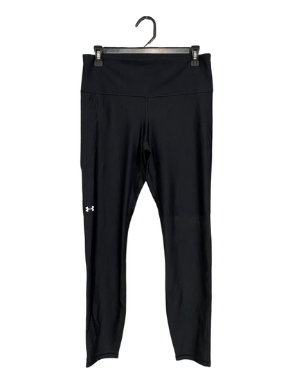 UNDER ARMOUR |M| WAIST 28| A39| BLACK HIGH-WAISTED POCKET PERFORMANCE LEGGINGS