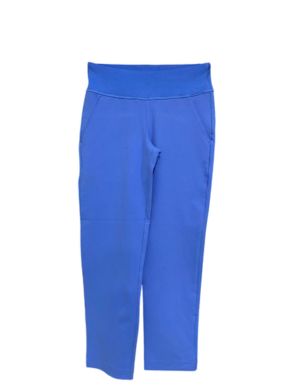 PUMA |M| WAIST 22| A39| BLUE HIGH-WAISTED POCKET ATHLETIC CROPPED TROUSERS