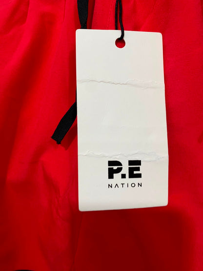 P E NATION |XS| WAIST 26| A39| RED & BLUSH PINK CONTRAST RUNNING SHORTS