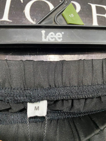 MEAT |M| WAIST 28| A39| BLACK & NEON GREEN UTILITY ATHLETIC SHORTS
