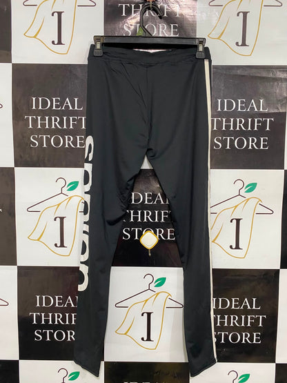 ADIDAS |XS| WAIST 24| A39| BLACK & WHITE 3-STRIPE BRANDED LEG PERFORMANCE LEGGINGS