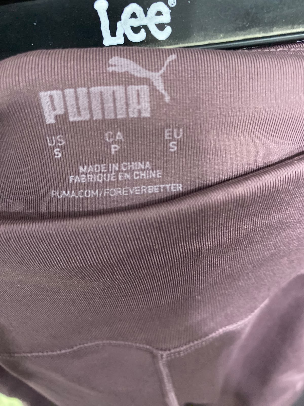 PUMA |S| WAIST 24| A39| MAUVE BROWN HIGH-WAISTED POCKET PERFORMANCE LEGGINGS