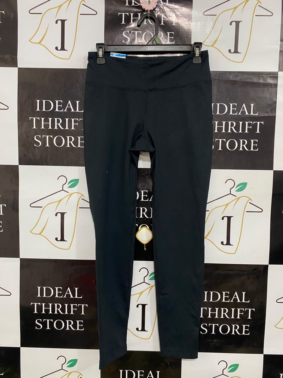 COLUMBIA |S| WAIST 26| A39| CLASSIC BLACK HIGH-WAISTED STRETCH PERFORMANCE LEGGINGS