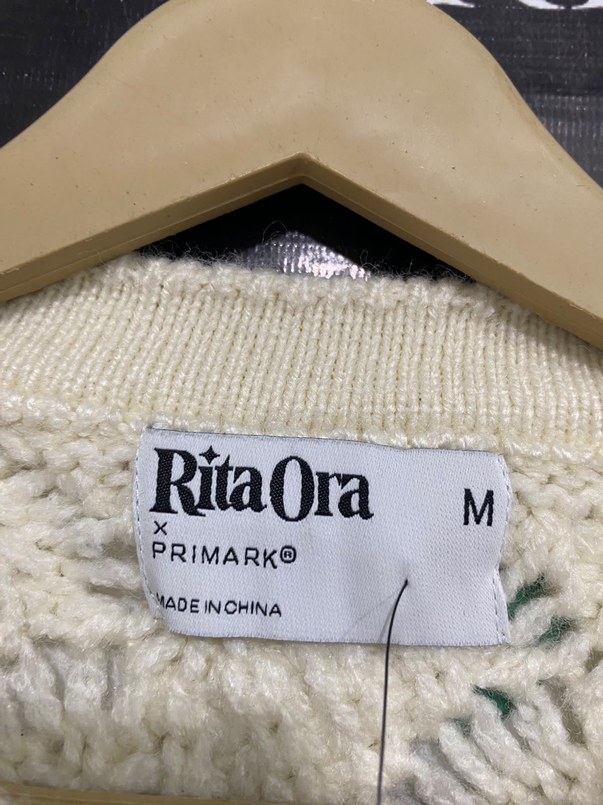 PRIMARK CARES |M| BUST 20| A38| CREAM CABLE-KNIT CROPPED SWEATER