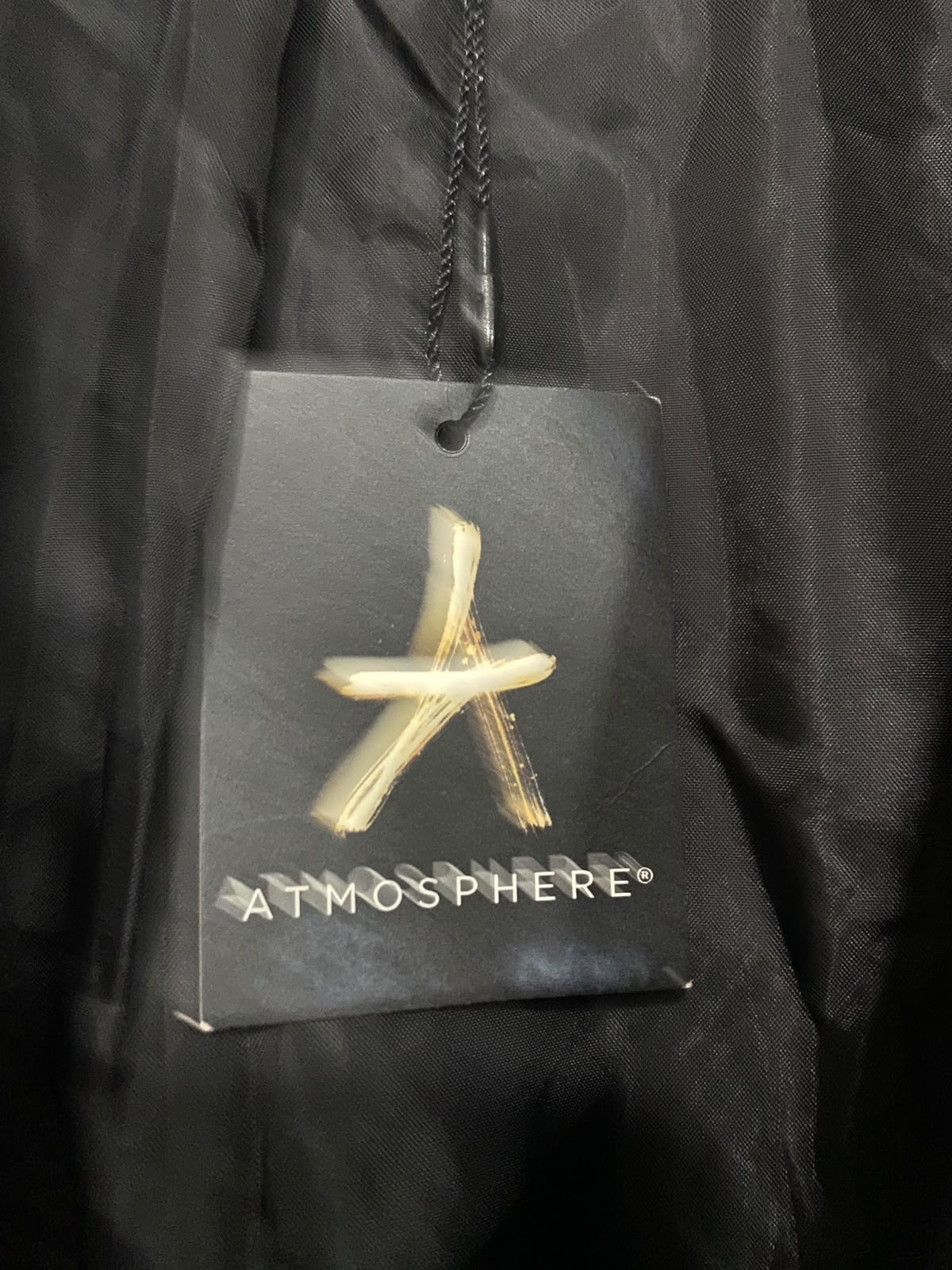 ATMOSPHERE |L| BUST 22| A38| BLACK TEXTURED TAILORED BLAZER