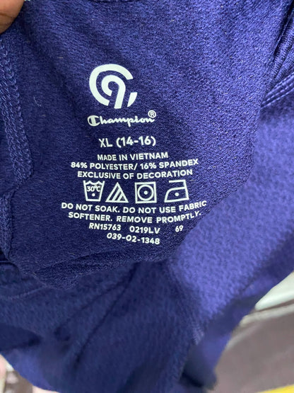 CHAMPION |XL| WAIST 26| A38| PURPLE HIGH-WAISTED UTILITY ACTIVE LEGGINGS