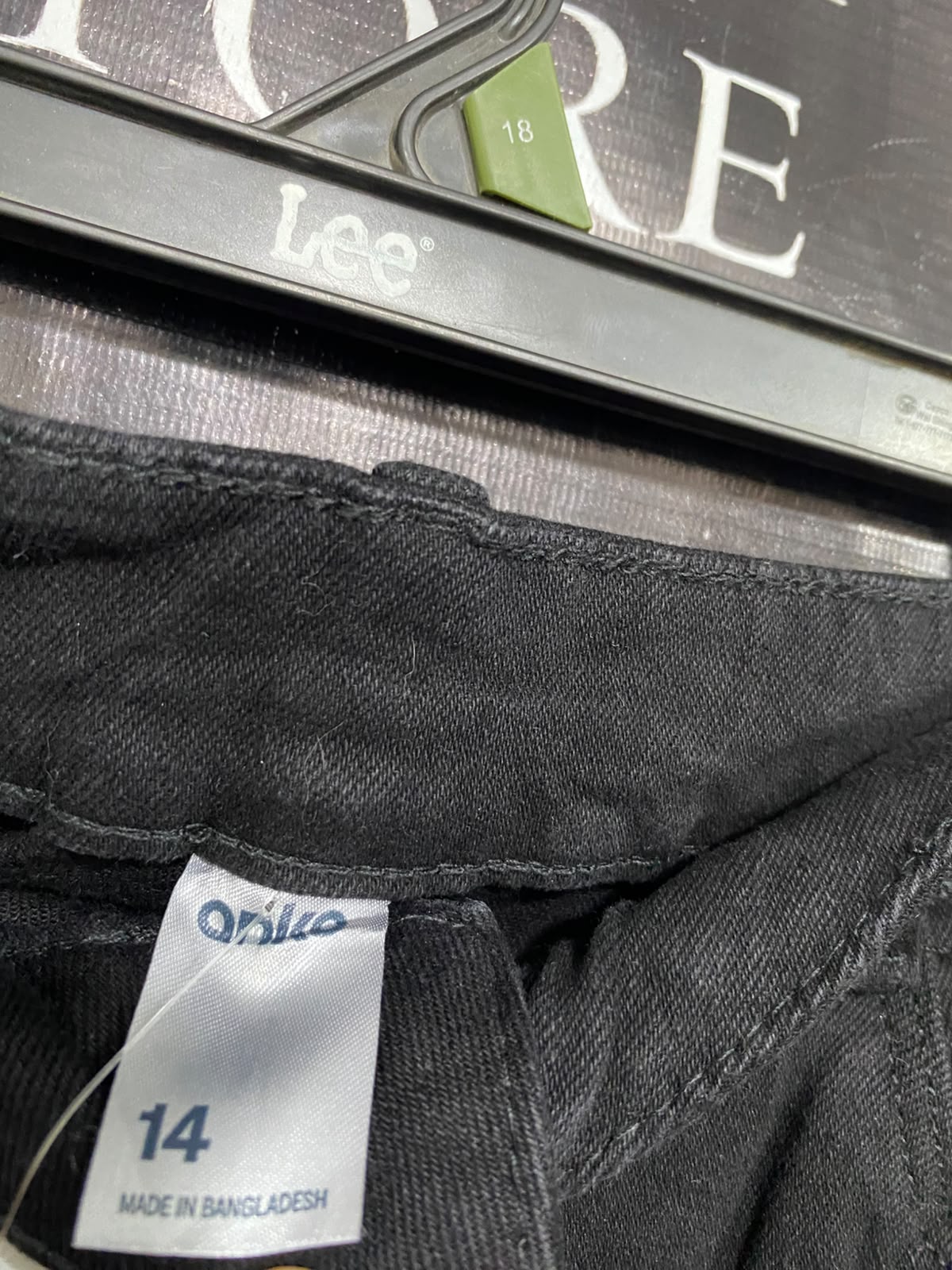 ANKO |L| WAIST 32| A38| BLACK DENIM MIDI UTILITY SKIRT
