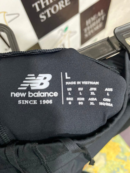 NEW BALANCE |L| WAIST 28| A38| BLACK PERFORMANCE RUNNING TIGHTS