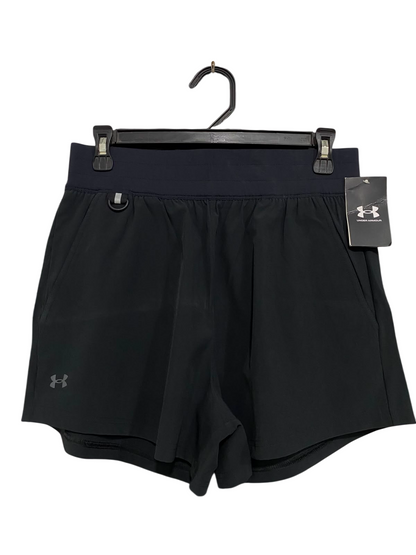 UNDER ARMOUR |S| WAIST 28| A40| BLACK PERFORMANCE UTILITY RUNNING SHORTS