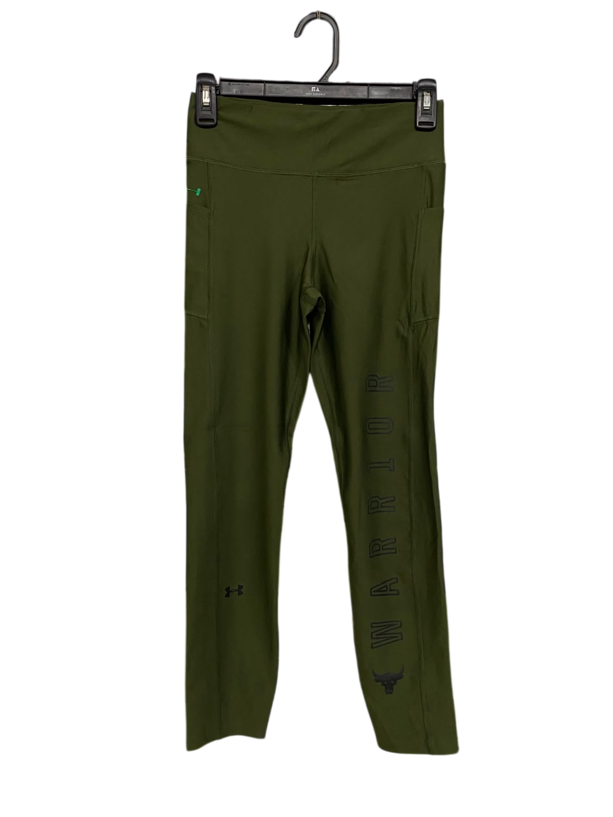 UNDER ARMOUR |S| WAIST 24| A40| OLIVE GREEN "WARRIOR" TACTICAL PERFORMANCE UTILITY LEGGINGS