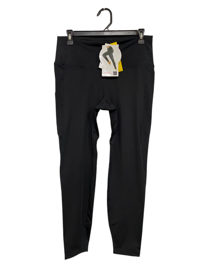 CRANE |XL| WAIST 30| A40| BLACK HIGH-RISE POCKET PERFORMANCE UTILITY LEGGINGS