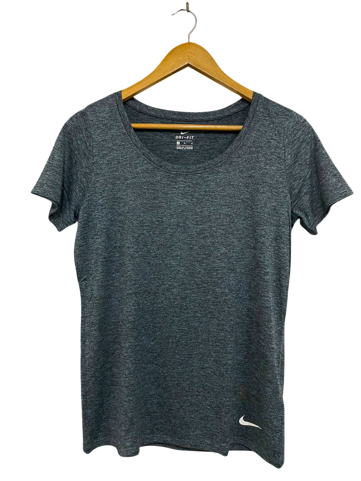 NIKE |M| BUST 18| A40| GREY HEATHERED DRI-FIT PERFORMANCE UTILITY T-SHIRT