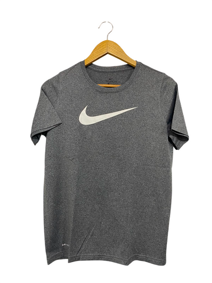 NIKE |XL| BUST 18| A40| GREY DRI-FIT LOGO PERFORMANCE T-SHIRT